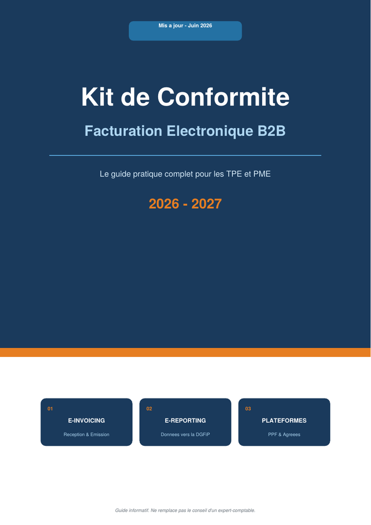 Couverture du guide facturation électronique